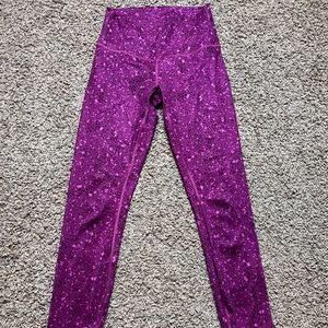 LULULEMON High Times Full-on Luxtreme Pant in Paradise Geo Regal Plum Sz 6 IL:R